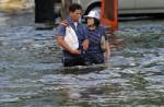 Floods divide on-edge Thai capital