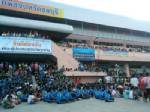 ศูนย์พักพิงชั่วคราวชลบุรีเปิดศูนย์ให้บริการด้านแรงงานกับผู้ประสบภัย
