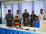 ตร.ถลาง รวบ 3 ผู้ต้องหาคดีลักทรัพย์รับของโจร ขณะที่หัวโจกยังหนีลอยนวล