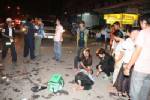 2 หนุ่มรัสเซียซิ่งบิ๊กไบค์แข่งพุ่งชนท้ายจยย.พ่อค้านมเปรี้ยวเจ็บ 7 ราย