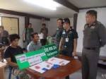 ตชด.234 ร่วม ตร.เมืองมุกดาหาร จับ 2 ผู้ต้องหาแก๊งค้ายาบ้าตระเวนขายให้วัยรุ่น