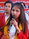 ลูกสาว “สุรทิน” ลั่นเดินหน้าหาเสียงชิงเก้าอี้นายก อบจ.ต่อ หลังพ่อถูกทำร้าย