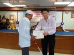 รพ.สตูลจัดฟื้นฟูสมรรถภาพผู้พิการด้านสายตาฝึกช่วยเหลือตนเอง