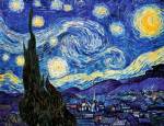 ต่อโดมิโน 7,000 ตัว 11  ชั่วโมง เป็นภาพ คืนดาวเกลื่อนฟ้า (The Starry Night) ของ  Van Gogh