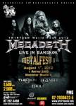 Megadeth ย้ายที่จัดคอนเสิร์ตรับประกันมันส์กว่าเดิม!