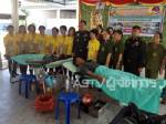 นศท.นครศรีฯ ตบเท้าร่วมบริจาดโลหิต ถวายพระราชกุศลแด่สมเด็จพระบรมโอรสาธิราชฯ