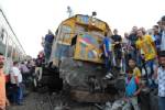 รถไฟตกรางชานกรุงไคโร มีผู้ได้รับบาดเจ็บนับสิบ