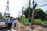 เวียงจันทน์เร่งจัดระเบียบสายไฟรับการประชุมเอเชีย-ยุโรป