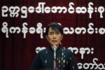 “ซูจี” แถลงข่าวเรียกร้องยกระดับการศึกษา-โรงพยาบาลพม่า