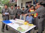 รวบ 2 หนุ่มไทยรับจ้างหนุ่มลาวขนยาบ้า 8,900 เม็ดกัญชา 2 กิโลฯ