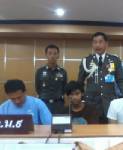 บช.น.แถลงแก๊งปล้นปั๊มน้ำมันย่านแสมดำ