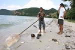 พบซากพะยูนเกยติดชายหาดเตยงาม อ่าวนาวิกโยธิน