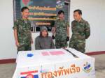 นรข.หนองคาย รวบหนุ่มใหญ่พร้อมยาบ้า 728 เม็ด