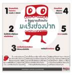 6 สัญญาณเตือนภัย “มะเร็งช่องปาก”