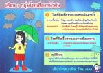 3 โรคร้ายฤดูฝน สพฉ.ชี้อาการรุนแรงแจ้งสายด่วนทันที
