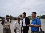 เรือโดยสารข้ามฟากแม่น้ำตาปีล่ม โชคดีเด็กนักเรียน 9 คนปลอดภัย