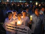 เจ้าหน้าที่โรงพยาบาลวชิระภูเก็ตร่วมจุดเทียนชัยถวายพระพรพระราชินี