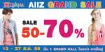 “AIIZ GRAND SALE” เสื้อผ้าคุณภาพลดสูงสุด 70%