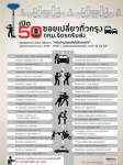 เปิดชื่อ 50 ซอยเปลี่ยวทั่วกรุงโครงการ “กลับบ้านปลอดภัยกับเทศกิจ”/ InfoGraphic
