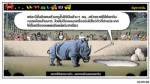 อยากให้แรดบางตัว...ฉลาดเหมือนแรดเขาดิน