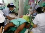 ชาวบ้านดวงซวย เก็บเห็ดในป่า เขี่ยโดนระเบิดบึ้มหวิดดับ