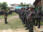 ผบ.พัน 2 ร.5 สตูลให้โอวาทกำลังพลก่อนลงพื้นที่นราฯ