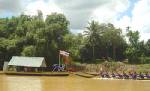 “แห่พระแข่งเรือขึ้นโขนชิงธง” ประเพณีแข่งเรือสุดมันแห่งเมืองชุมพร