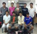 ตำรวจกาญจน์จับผู้ต้องหาค้ายาบ้า 4 ราย