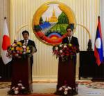 ผู้นำญี่ปุ่นให้คำมั่นสนับสนุนโครงการลาวกระชับสัมพันธ์ใกล้ชิด