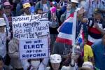 Protesters vow to continue Bangkok rallies despite deadly blast
