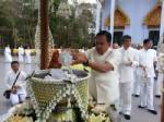 มุกดาหารทำพิธีสรงน้ำพระบรมสารีริกธาตุวันมาฆบูชา