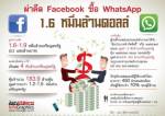 Facebook ซื้อ WhatsApp คุ้มไหม?