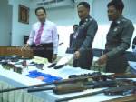ผวจ.ตรัง แถลงโชว์ผลงานกวาดล้างอาชญากรรม พบปืน-ยาบ้าเพียบ! (ชมคลิป)