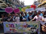 รณรงค์ถนนข้าวสารเล่นสงกรานต์ปลอดภัย งดเหล้า วอนผู้ค้าเคารพกฎ