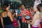 สตม.สนธิกำลังสุวรรณภูมิปล่อยแถวรับนักท่องเที่ยวช่วงสงกรานต์