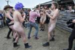 Naked-line dancing