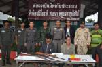 กาญจน์ระดมกวาดล้างอาชญากรรมรวบชาวพม่าพร้อมอาวุธปืนเถื่อน