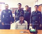 ตร.ท่าฉัตรไชยรวบหนุ่มภูเก็ตพกปืนปากกา อ้างไว้ป้องกันตัว
