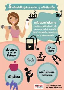 5 เคล็ดลับฟื้นฟูร่างกายง่าย ๆ หลังเสียเหงื่อ