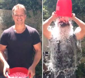 “แมตต์ เดมอน” รับคำท้า Ice Bucket Challenge อยากประหยัดน้ำใช้น้ำส้วมราดตนเอง