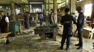 สุ่มตรวจโรงไม้ 16 แห่งทั่วเมืองนนท์