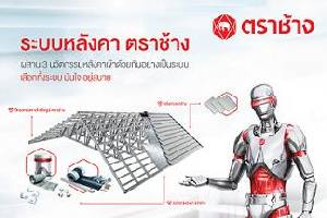 “ระบบหลังคาตราช้าง” นวัตกรรมหลังคาทั้งระบบ มั่นใจ “ไม่ร้อน ไม่รั่ว ไม่ซึม”