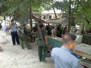 พบระเบิดเตรียมป่วนพม่าลูกที่ 2 โชคดีเก็บกู้ทัน