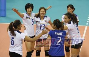 “ตบสาวไทย” เน้นบอลเสิร์ฟ เจาะกำแพงจีน