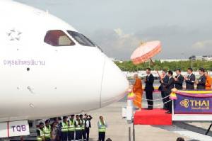 การบินไทยจัดพิธีเจิมเครื่องบินโบอิ้ง
