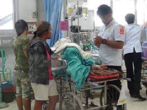อดีตผัวโหดจุดไฟเผาเมียอาการปางตาย