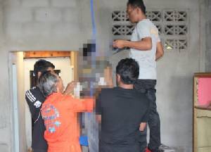 หนุ่มใหญ่เมืองกาญจน์ผูกคอตายคาบ้าน คาดป่วยซึมเศร้า
