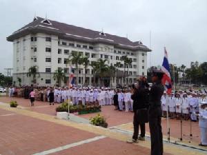 ชาวกระบี่ร่วมวางพวงมาลาถวายราชสักการะ ร.5 รำลึกถึงพระมหากรุณาธิคุณ