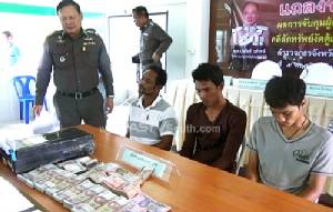 ตร.ตรังจับแล้ว 3 ผู้ต้องหางัดตู้ ATM สารภาพโมโหกดเงินแล้วไม่ออก
