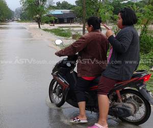 น้ำท่วม อ.สะเดาเริ่มคลี่คลาย ยันชาวหาดใหญ่ไม่กระทบ